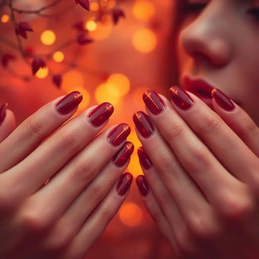 Maroon Ombré French