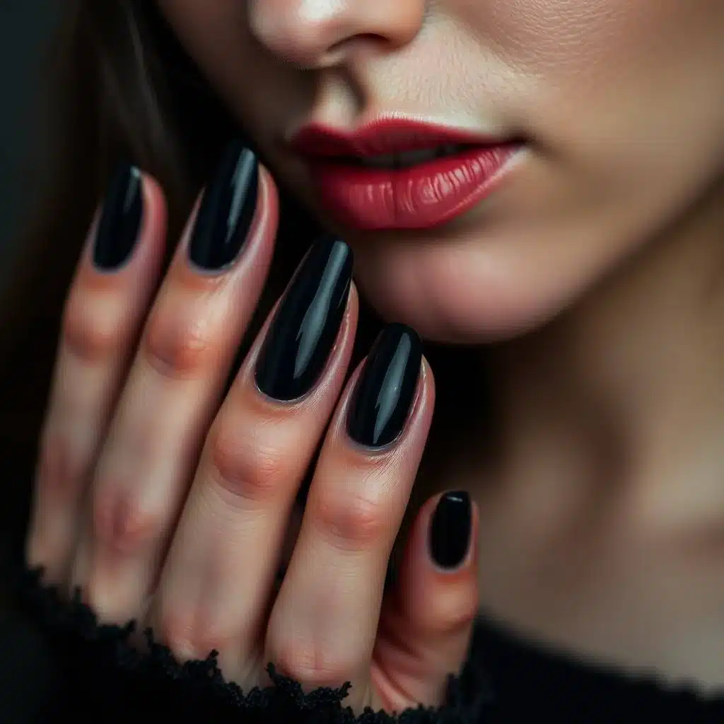 Charcoal with Gold Florals