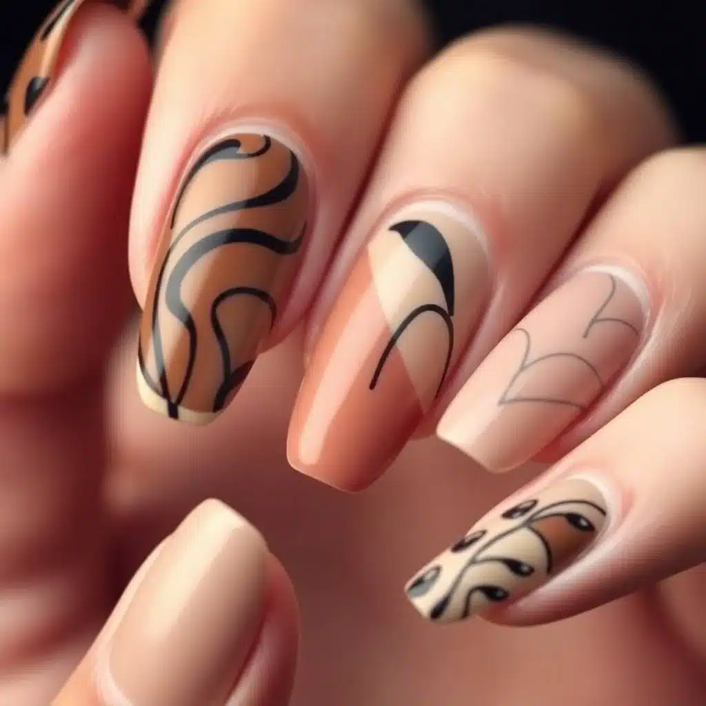 Clean girl nails