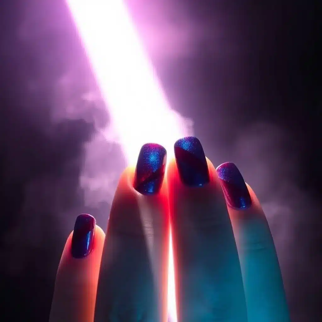 Neutral male nail polish