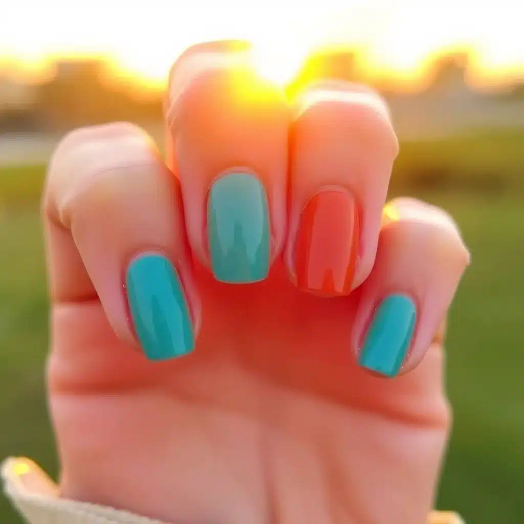 Chic very short manicure