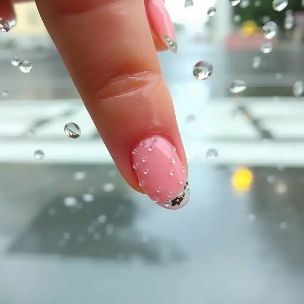Glossy overlay nails