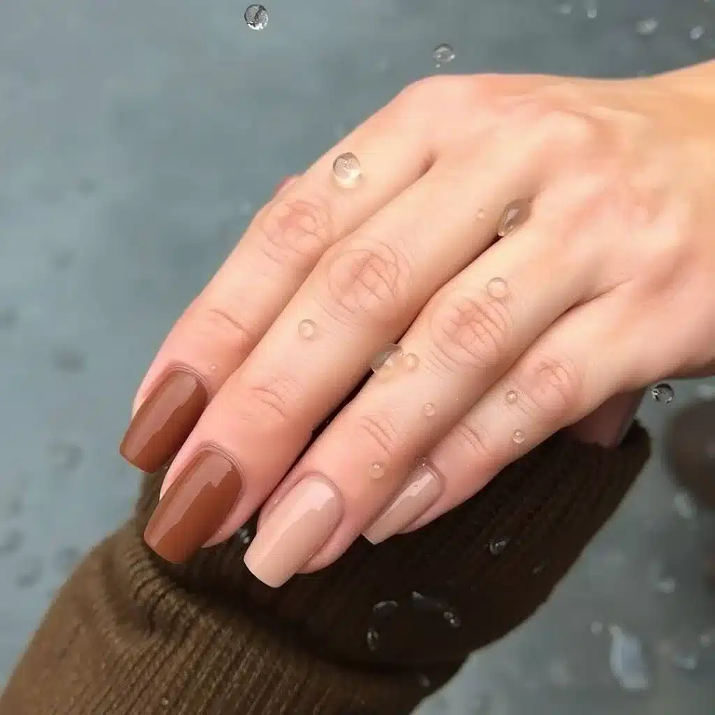 Short square nails

