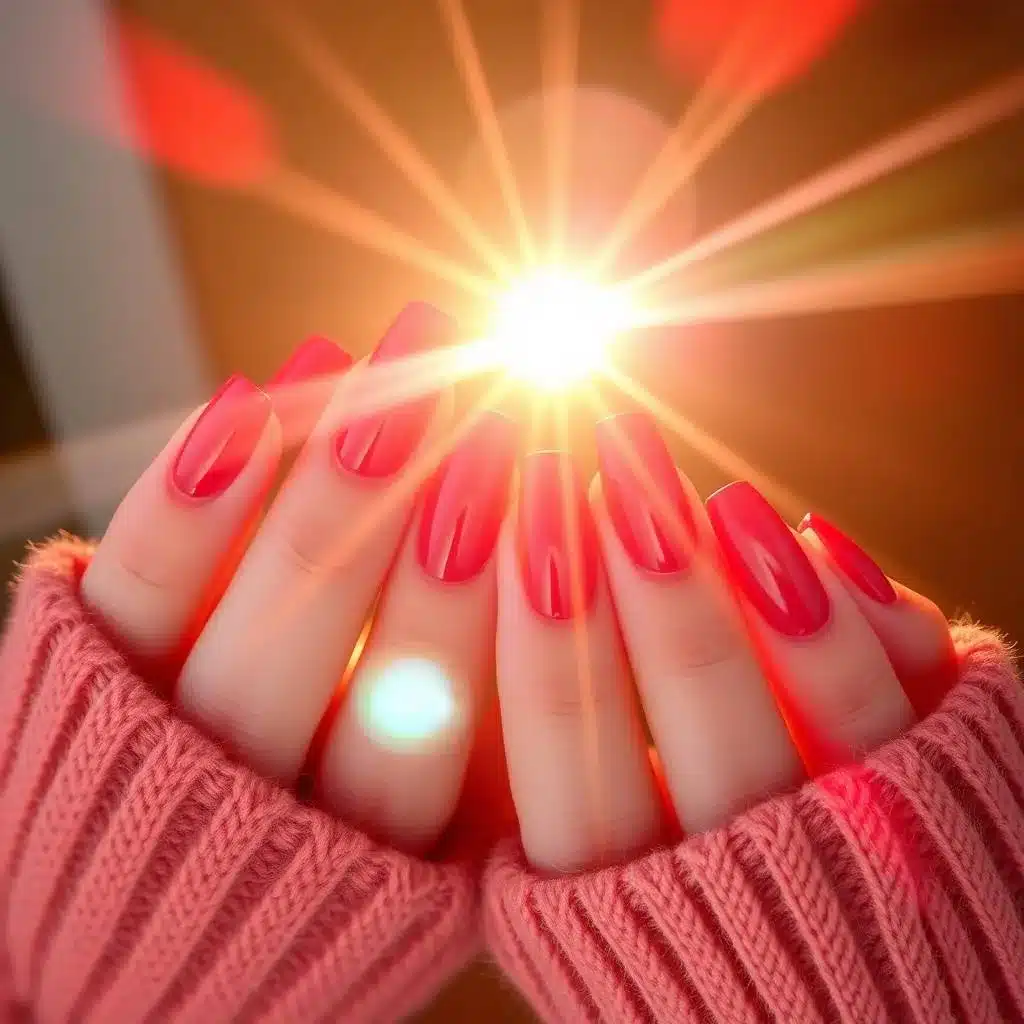 Red wine nails