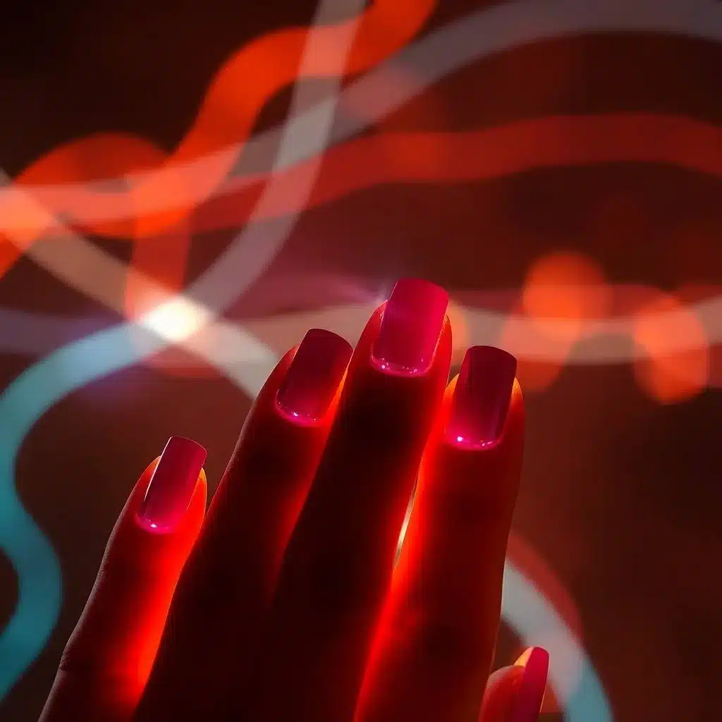 Hand-painted nails