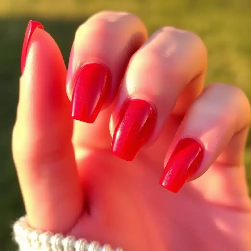 red nail designs