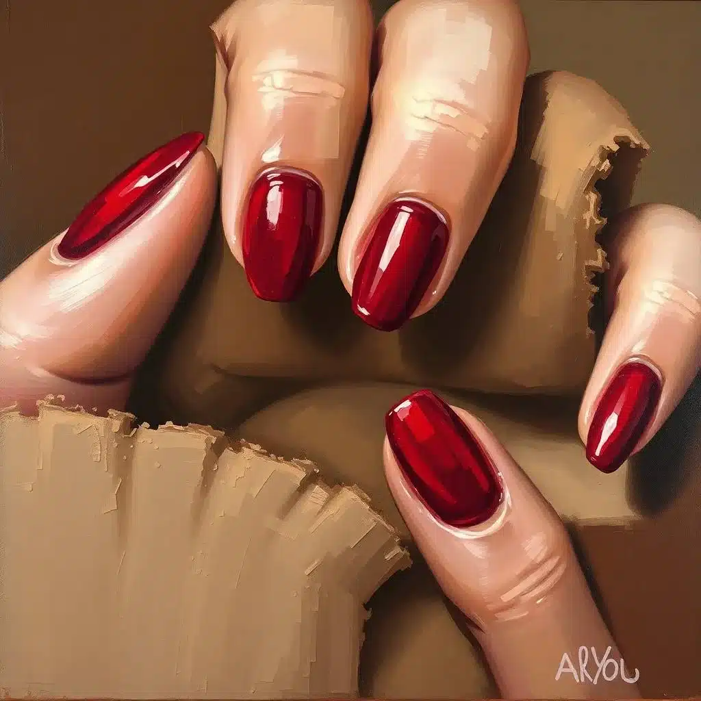 Cute cherry nails

