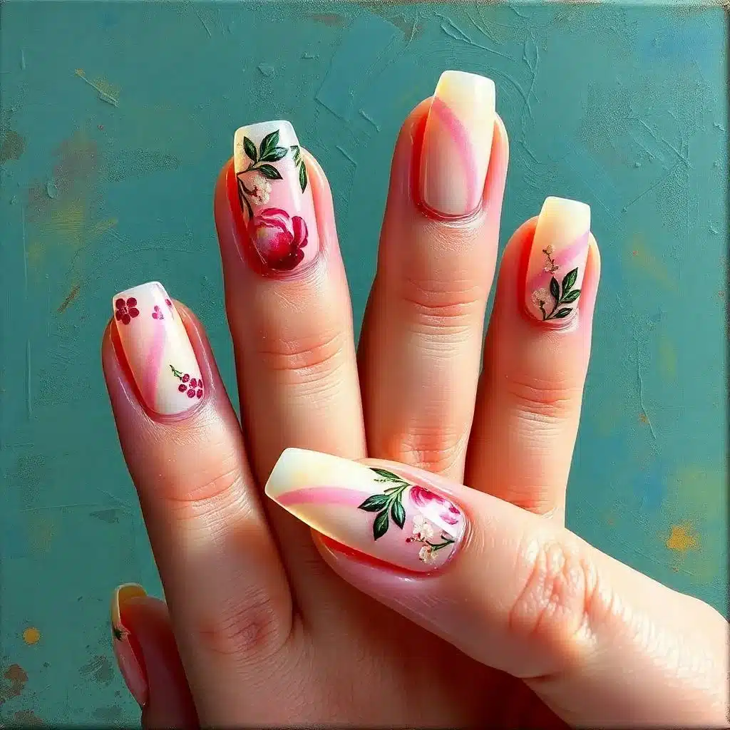 Neon gel nails summer

