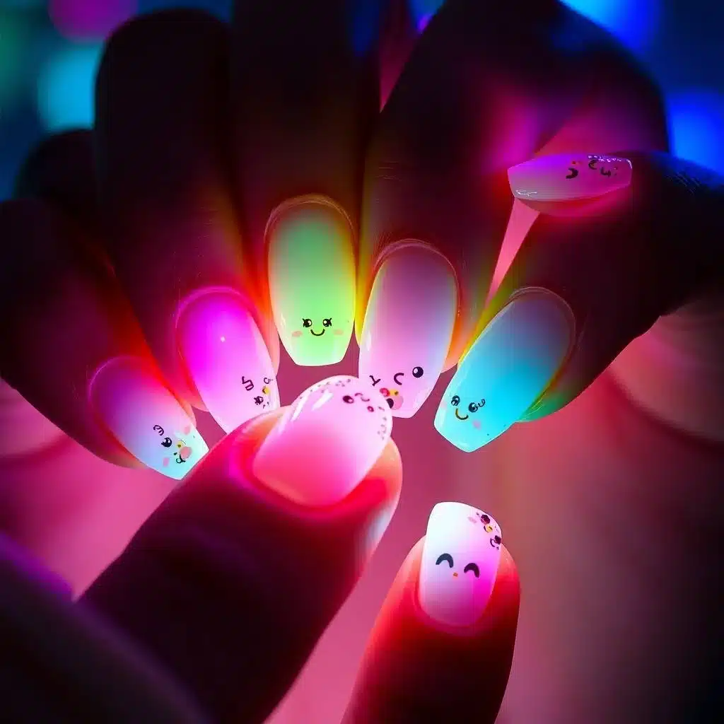 kawaii nail art