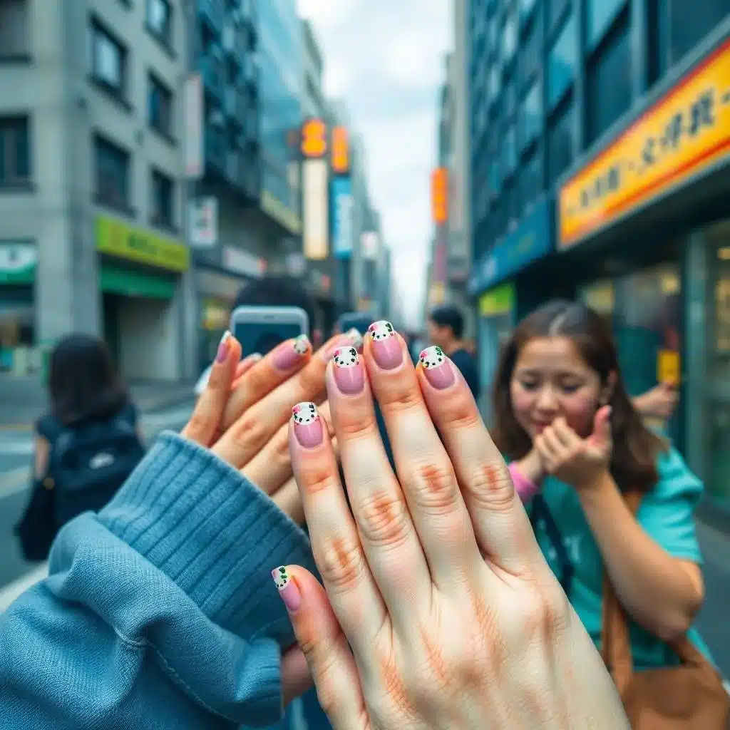 Abstract nails