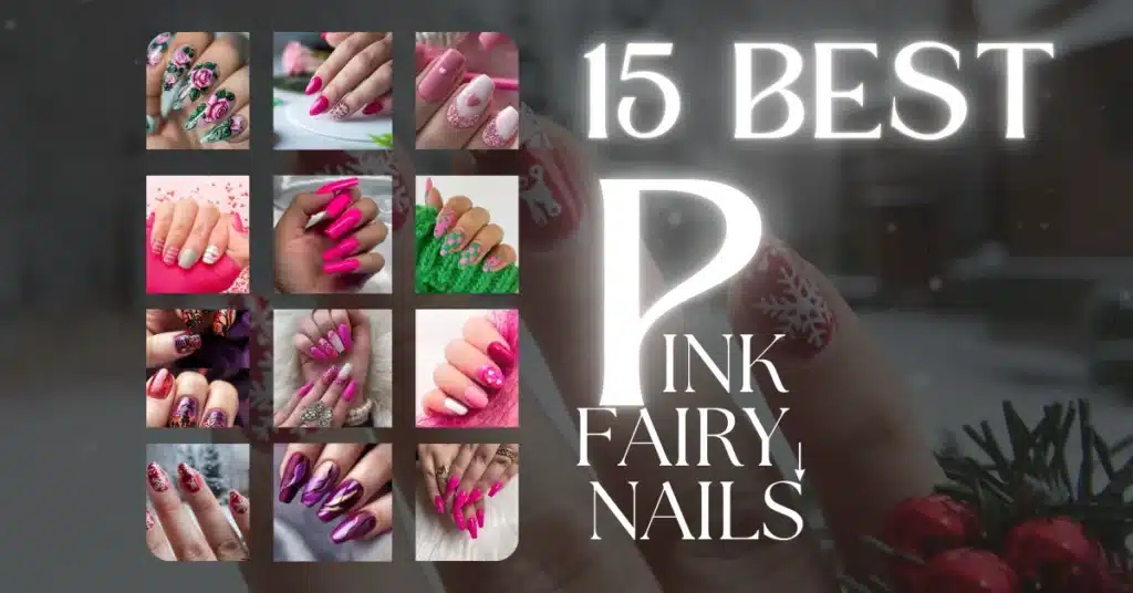 pink fairy nails