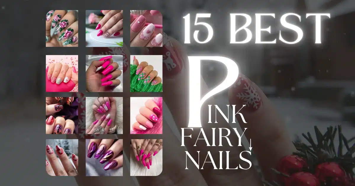 pink fairy nails