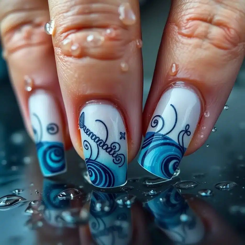 Coral reef nails