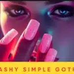 simple goth nails