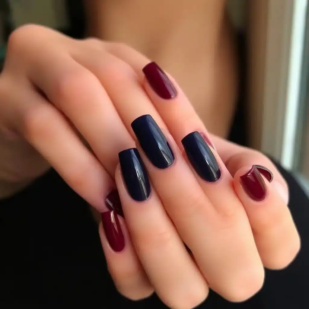 Turquoise gel nails

