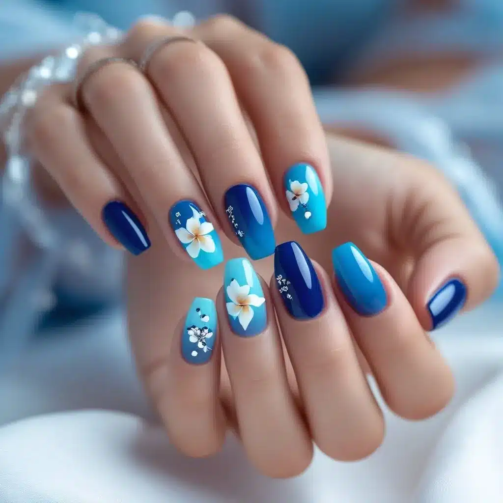 blue hawaii nails