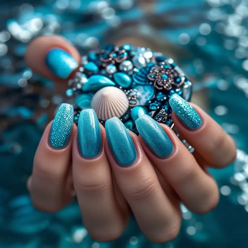 Beach wave nails