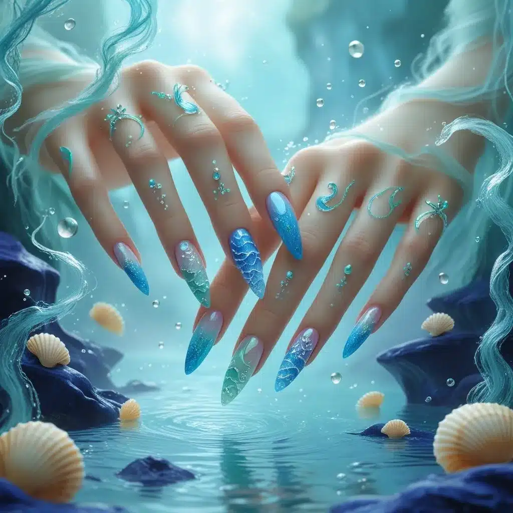 Coral reef nails