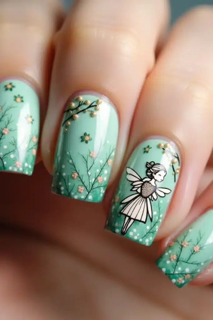 Natural French manicure

