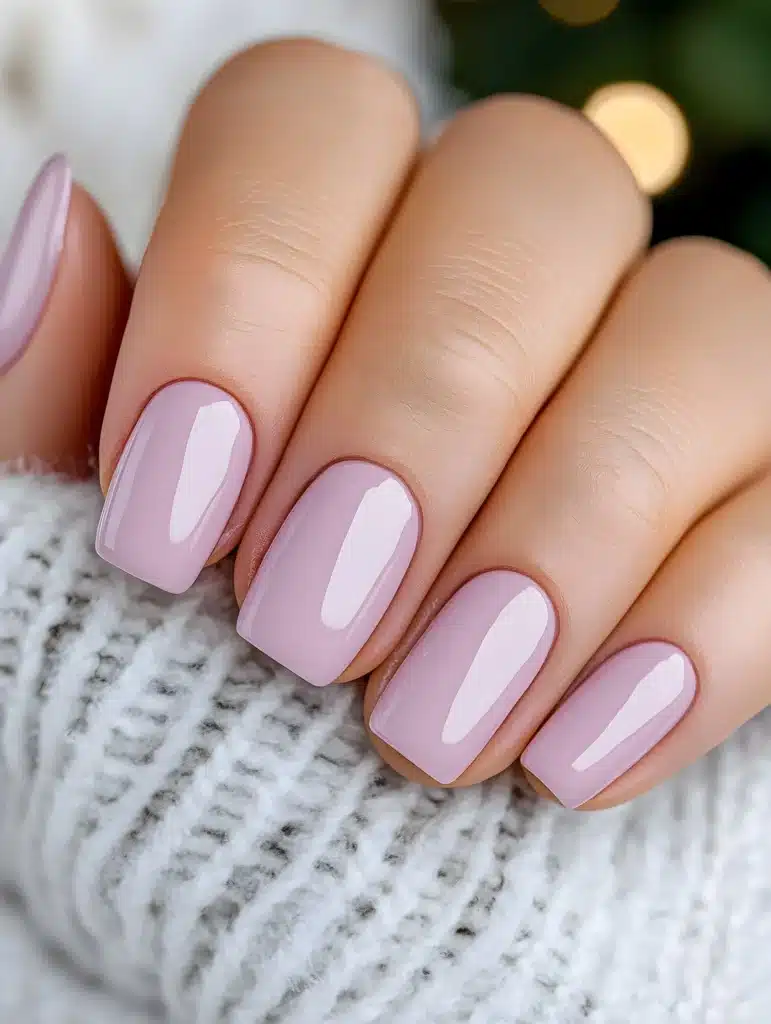 Classy short almond nails

