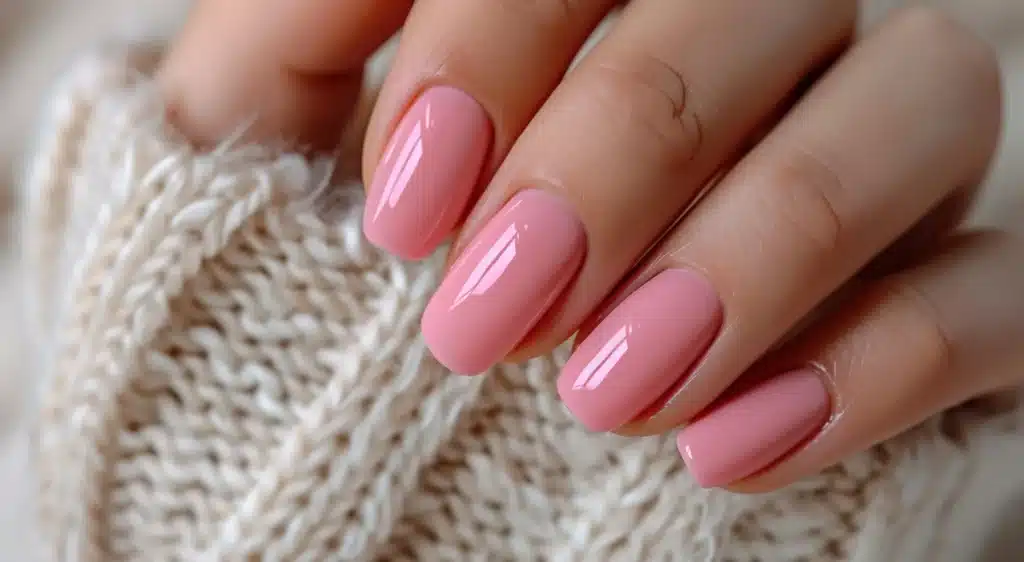 Reverse French manicure
