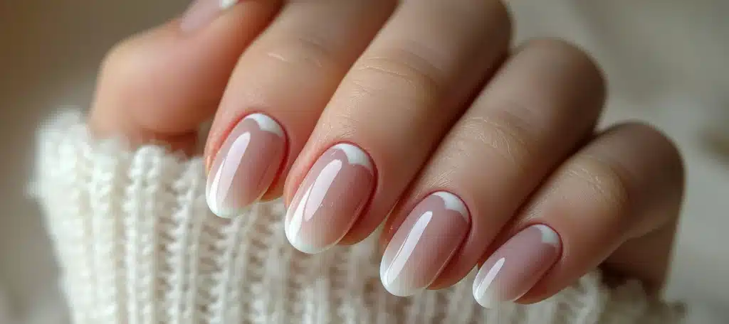 French nail design
