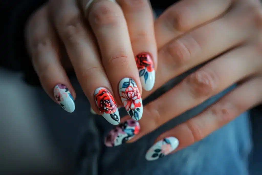 French nail art

