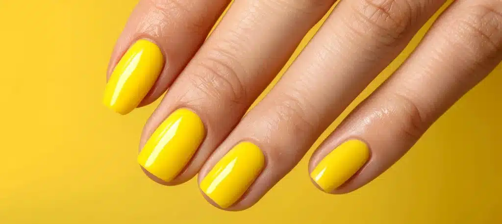 Elegant coffin acrylic nails