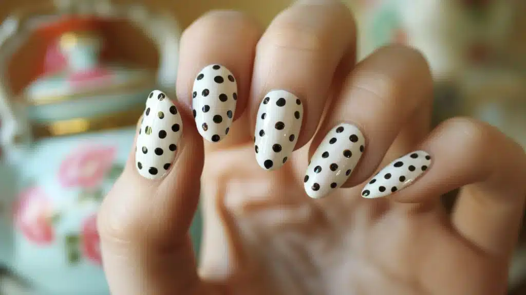 color block nails