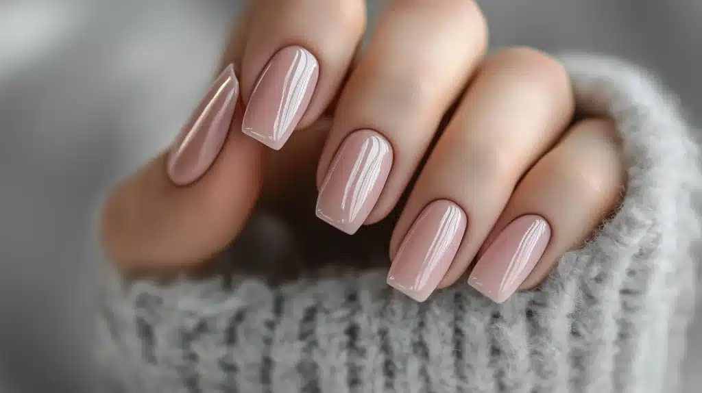 Coffin acrylic nails with designs