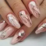 Acrylic coffin nails