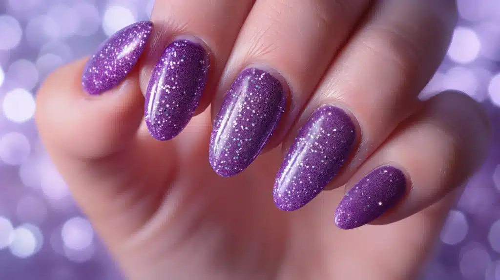 purple nails