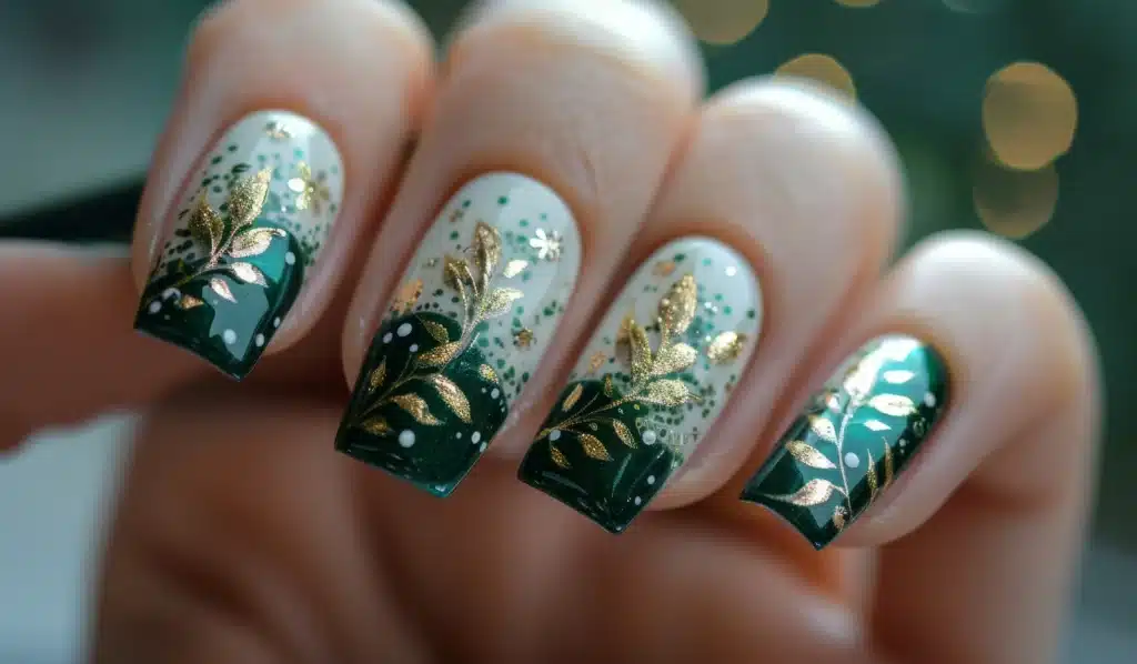 Classy coffin acrylic nails