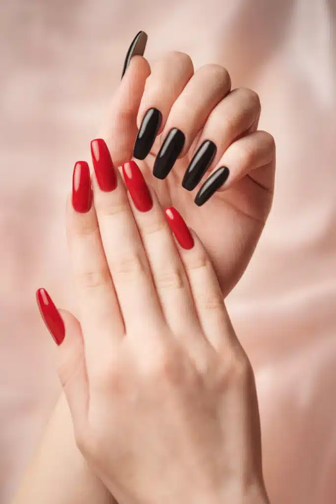 Classy short almond nails

