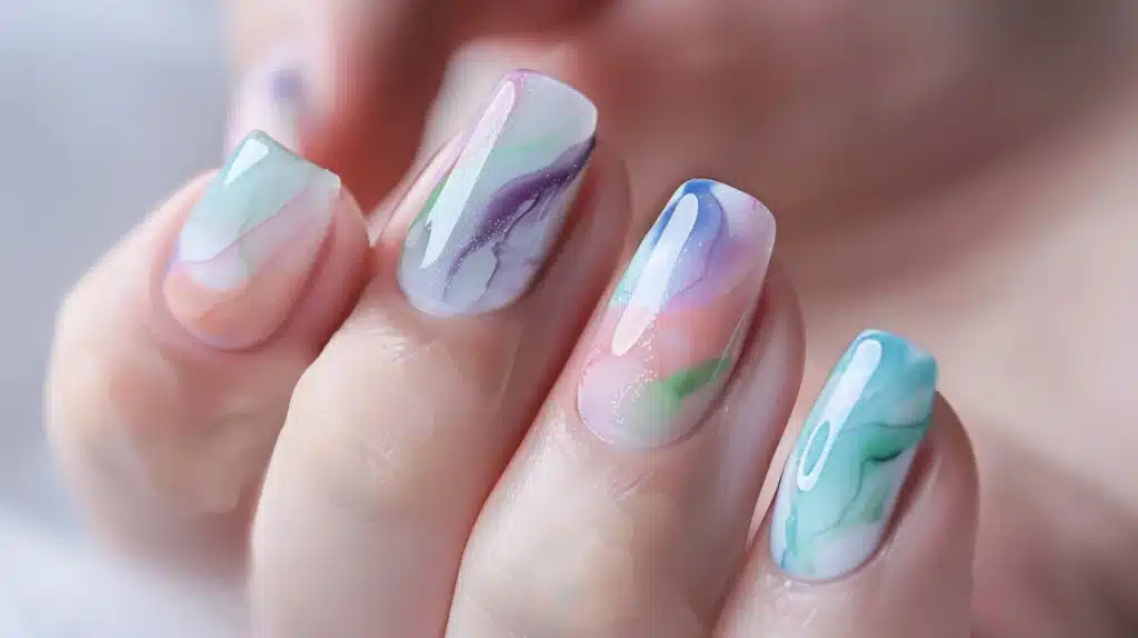 silver nails
