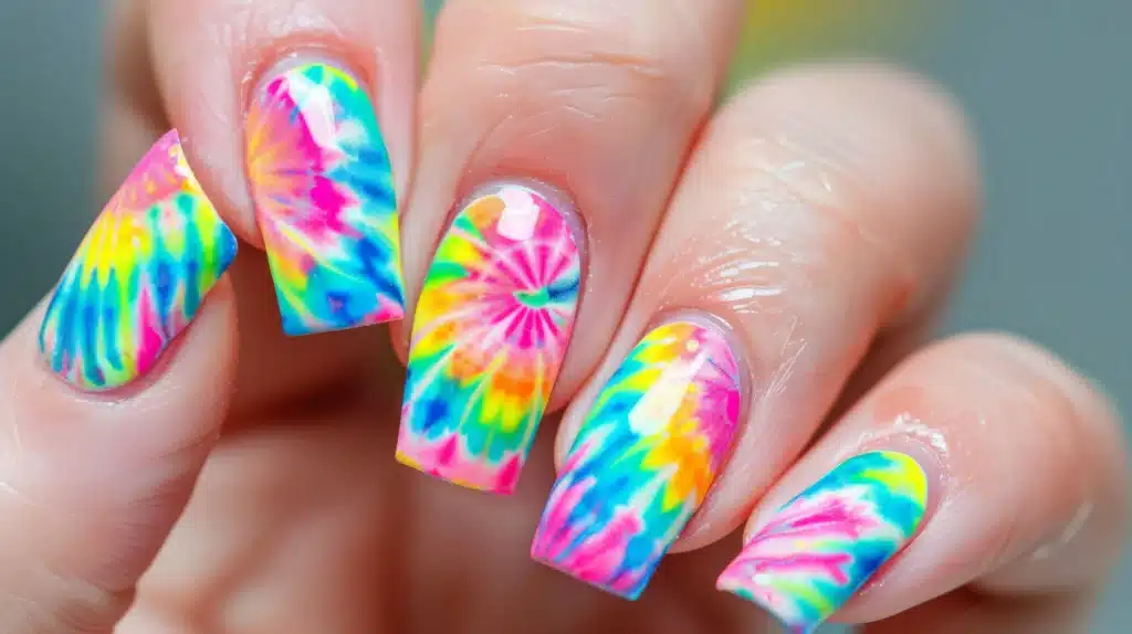 Coffin acrylic nail designs