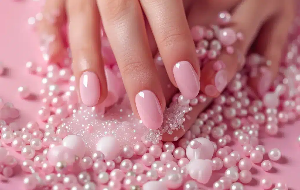 Classic French manicure
